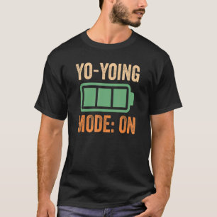 Camiseta Modo de inicio en el diseño de la batería