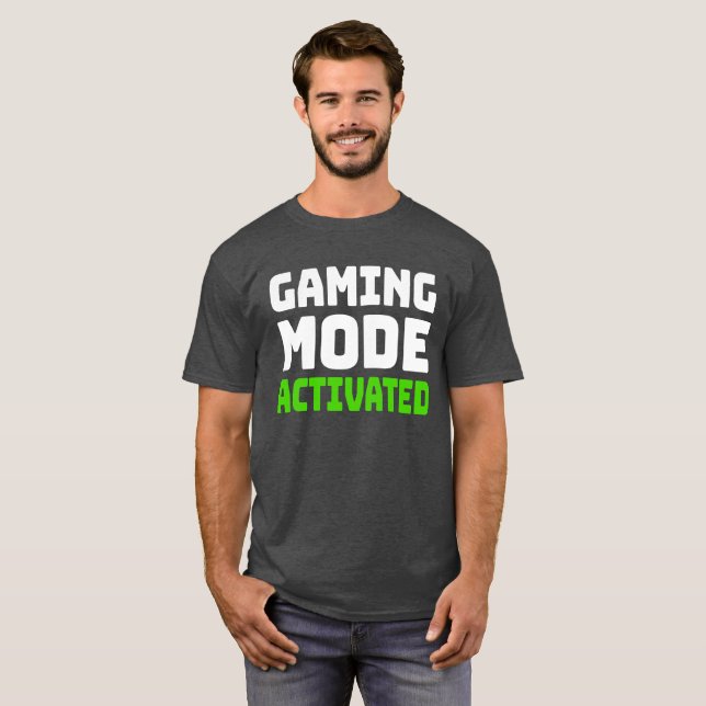 Camiseta Modo de juego activado (Anverso completo)