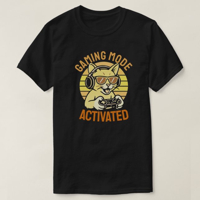 Camiseta Modo de Juego Activado (Diseño del anverso)