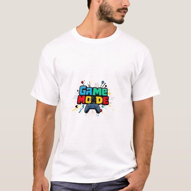 Camiseta Modo de juego activado (Anverso)