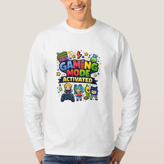 Camiseta Modo de Juego Activado (Anverso)
