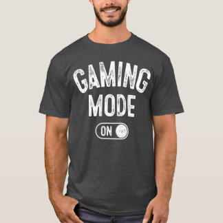 Camiseta Modo de Juego Activado Regalo Divertido para Hombr