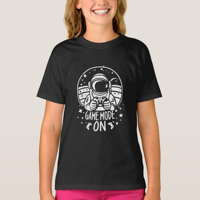 Camiseta modo de juego astronauta (Anverso)
