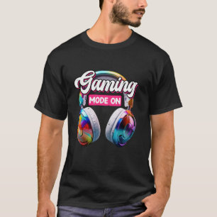 Camiseta MODO DE JUEGO DE JUEGOS DE NIÑOS EN Chica divertid