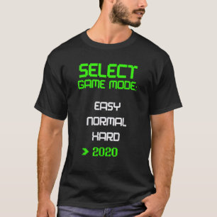 Camiseta Modo de juego de VIdeo de nivel 2020 Fu de cuarent