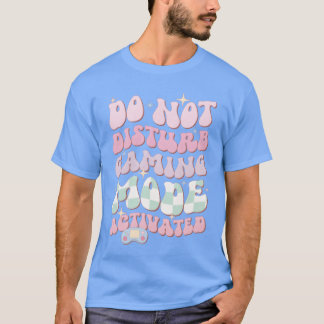 Camiseta Modo de juego No Molestar Activado chico