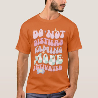 Camiseta Modo de juego No Molestar Activado chico