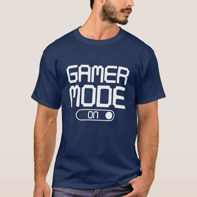 Camiseta Modo de jugador activado (Anverso)