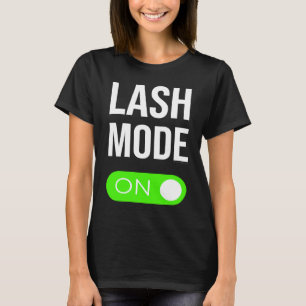 Camiseta Modo De Lavado En Las Extensiones De Lash De Volum
