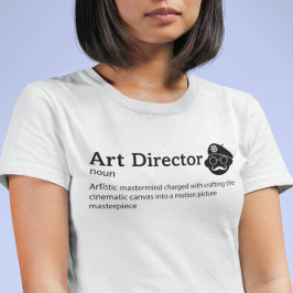 Camiseta Modo de luz de definición de director de arte - Ci