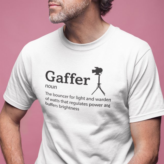 Camiseta Modo de luz de definición de Gaffer - Cineasta (Subido por el creador)