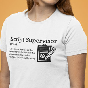 Camiseta Modo de luz de definición de supervisor de script