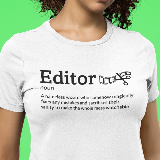 Camiseta Modo de luz de definición del editor: cineasta (Subido por el creador)