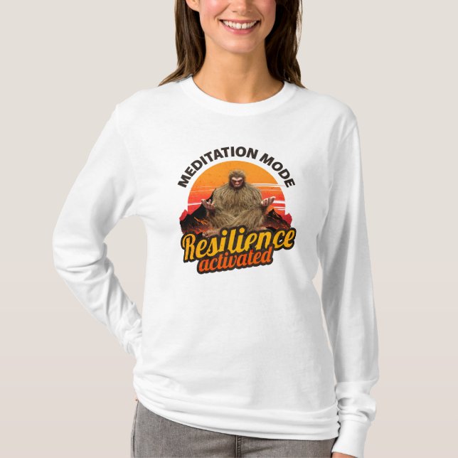 Camiseta Modo de meditación: Resiliencia Activada Pie Grand (Anverso)