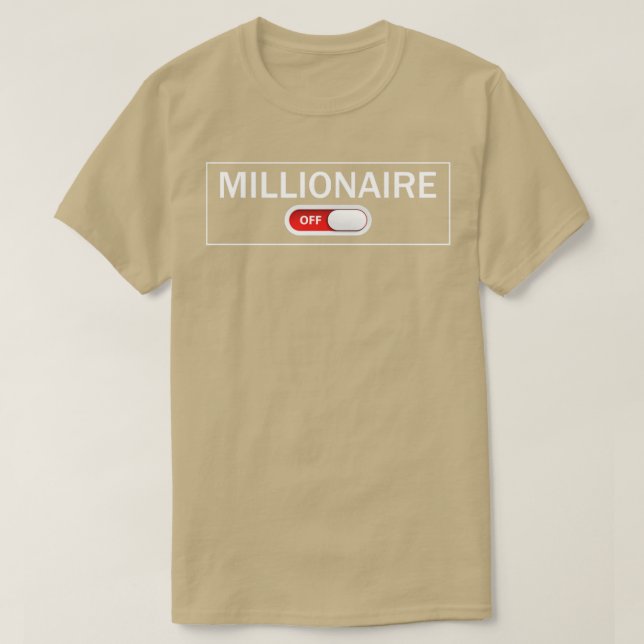 Camiseta Modo De Mindset Millionaire Activado (Diseño del anverso)