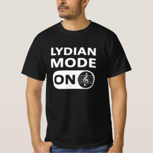 Camiseta Modo de música de Lydian activado - Hombres