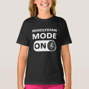 Camiseta Modo de música mixolydian activado - niños