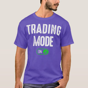 Camiseta Modo de negociación de acciones en el día Material