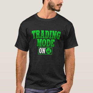 Camiseta Modo De Negociación En El Comerciante De Crypto Bl