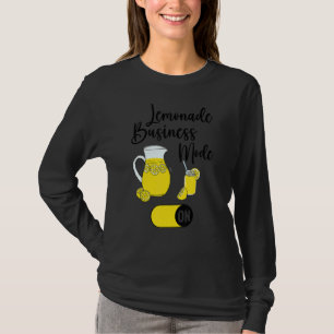 Camiseta Modo De Negocio De Lemonade En Jefe De Jugo De Lim