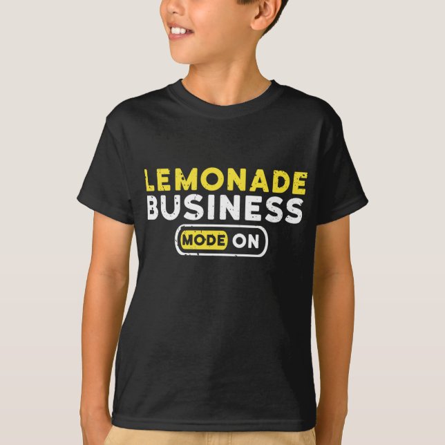Camiseta Modo De Negocio De Lemonade En Jugo De Limón De Fr (Anverso)