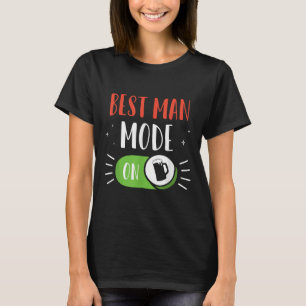 Camiseta Modo de Padrino Activado Fiesta Novia Novio Equipo