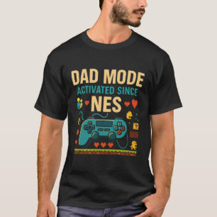 Camiseta Modo de papá Activado NES Retro Gamer T-Shirt