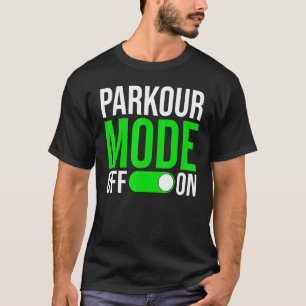 Camiseta Modo De Parkour En El Corredor De Parkour De Freer