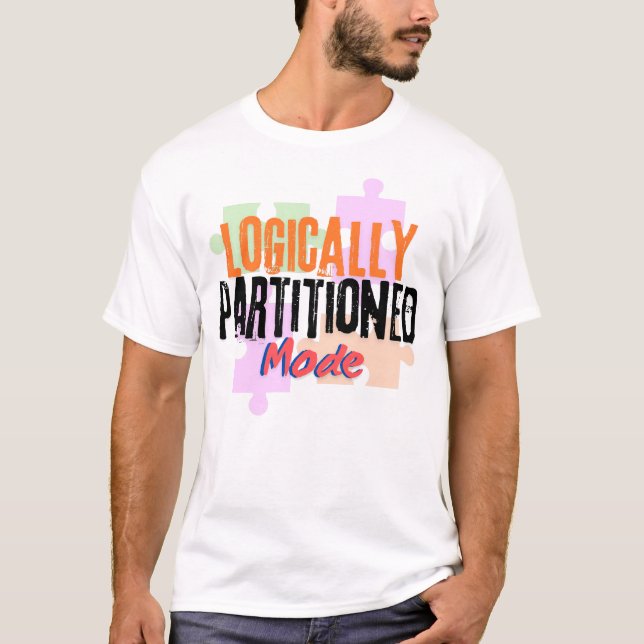 Camiseta Modo de partición lógica (LPAR) en Mainframe Pro (Anverso)