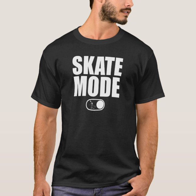 Camiseta Modo De Patinaje De Patinaje De Patinaje De Santa  (Anverso)