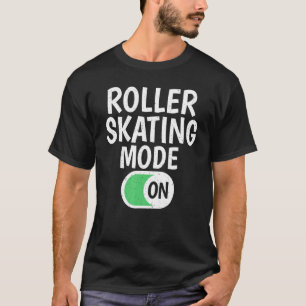 Camiseta Modo De Patinaje De Roller En Patinaje De Roller
