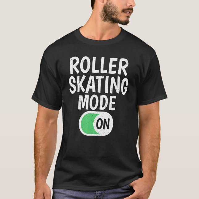 Camiseta Modo De Patinaje De Roller En Patinaje De Roller (Anverso)