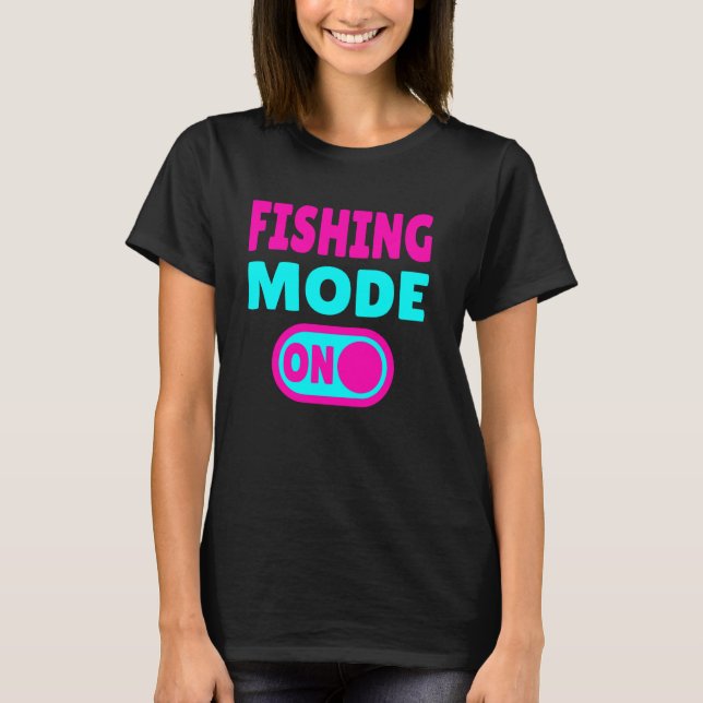 Camiseta Modo de pesca activado (Anverso)