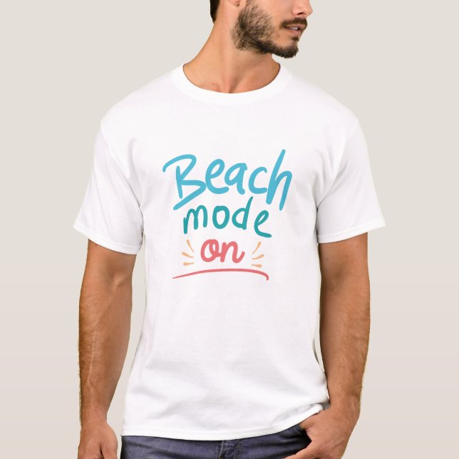Camiseta Modo de playa activado (Anverso)