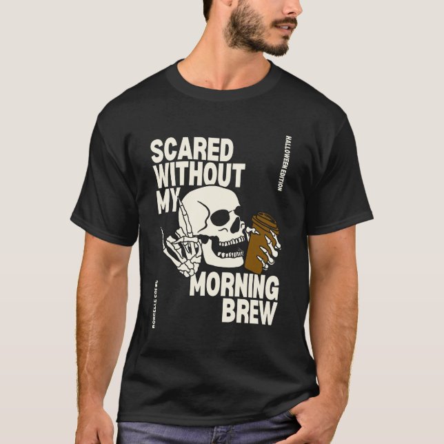 camiseta modo de preparación de café (Anverso)