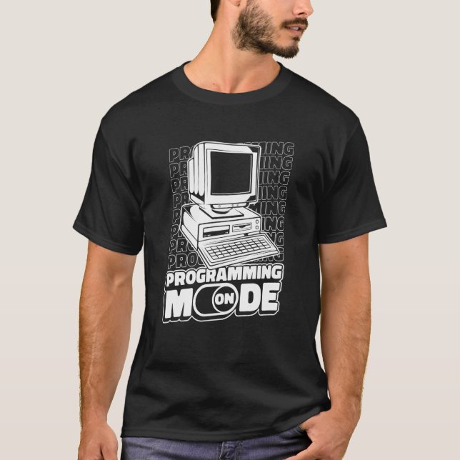 Camiseta Modo de programador de software de desarrollador d (Anverso)