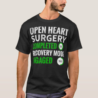 Camiseta Modo de recuperación de cirugía de corazón abierto