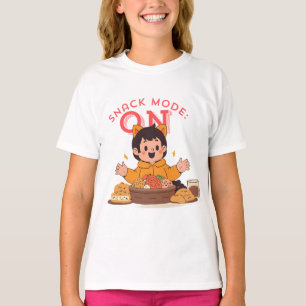 Camiseta Modo de refrigerio: activado - Caricatura con refr