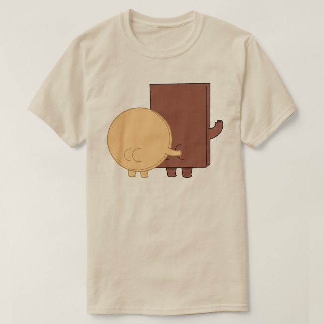 Camiseta Modo De Reproducción De Choco Y Panqueque (Diseño del anverso)