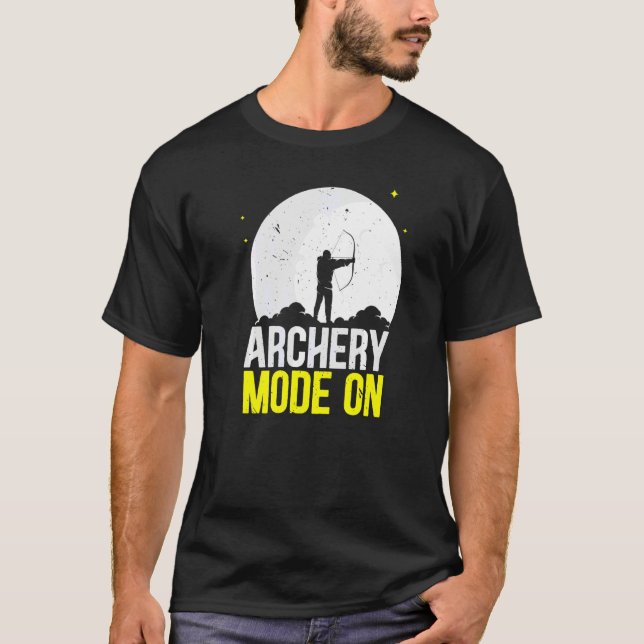 Camiseta Modo de tiro con arco activado deporte de tiro con (Anverso)