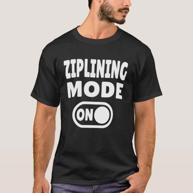 Camiseta Modo de tirolina ACTIVADO (Anverso)