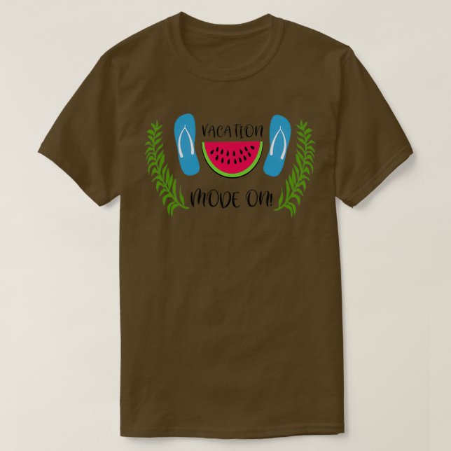 Camiseta Modo de vacaciones activado (Diseño del anverso)