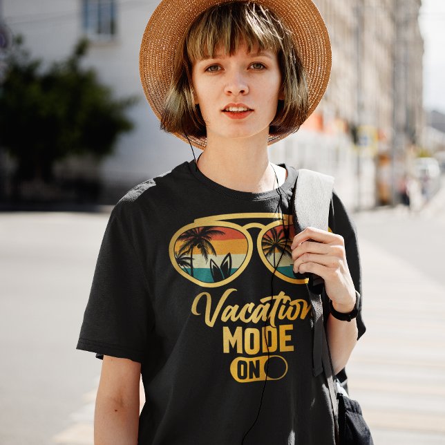 Camiseta Modo de vacaciones activado (Subido por el creador)