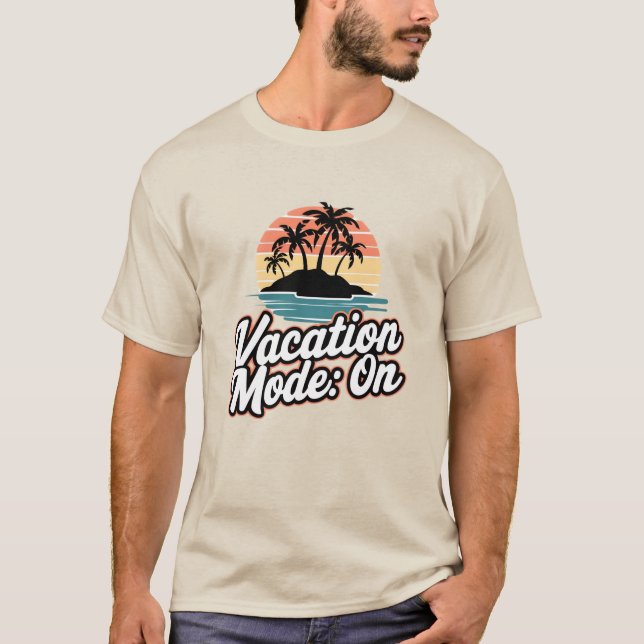Camiseta Modo de vacaciones: activado (Anverso)