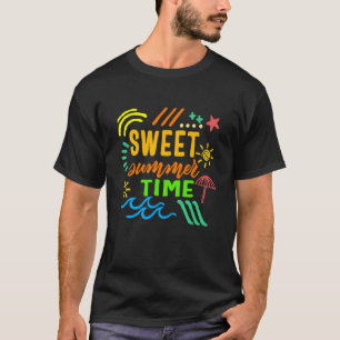 Camiseta Modo de vacaciones de la familia Squad Beach Sweet