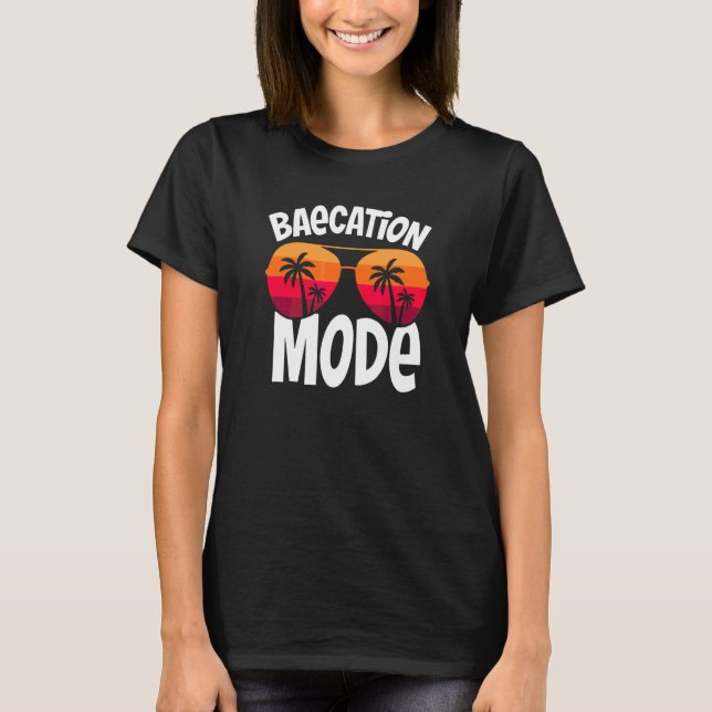 Camiseta Modo de vacaciones de pareja Baecation 2 (Anverso)