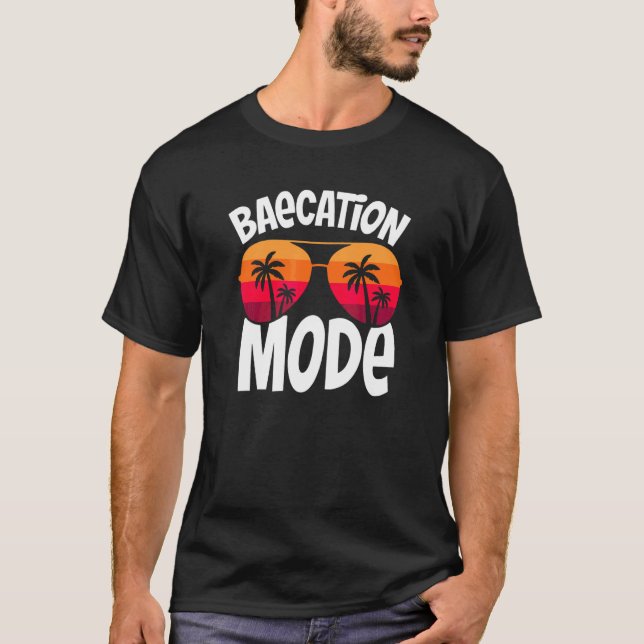 Camiseta Modo de vacaciones de parejas Baecation 2 (Anverso)