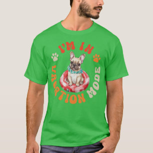 Camiseta Modo de vacaciones de perro francés