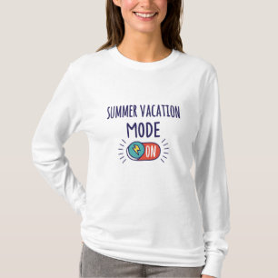 Camiseta Modo de vacaciones de verano activado