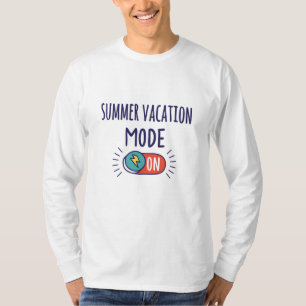 Camiseta Modo de vacaciones de verano activado